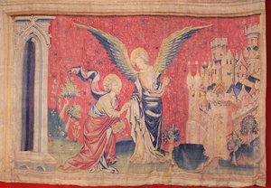 Det nye Jerusalem, fra Apokalypse-tapetet fra Angers, 1373-87 (tapet)